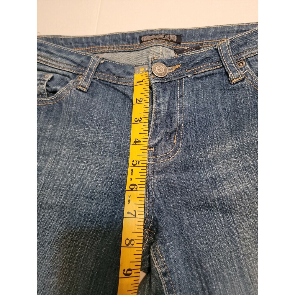 Zd Premium Patchwork Distressed Straight Leg Jean… - image 4